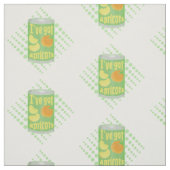 Ik heb abrikozen Tin fruit Stof (Swatch)