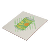 Ik heb abrikozen Tin fruit Tegeltje (Zijkant)