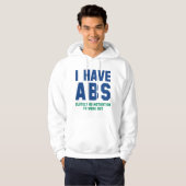Ik heb Abs Hoodie (Voorkant volledig)