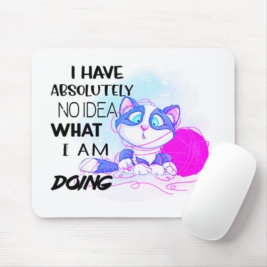 Ik heb absoluut geen idee mousepad muismat (Met muis)