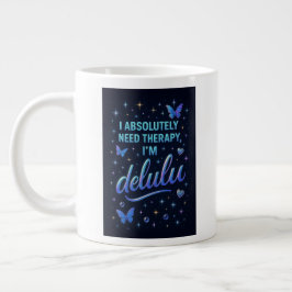 Ik heb absoluut therapie nodig, ik ben delulu grote koffiekop