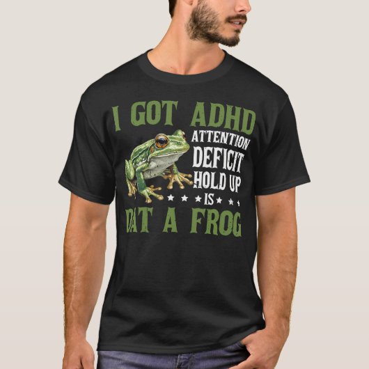 Ik Heb Adhd Aandachtsdeficits Wacht Even Is Dat Ee T-shirt (Voorkant)