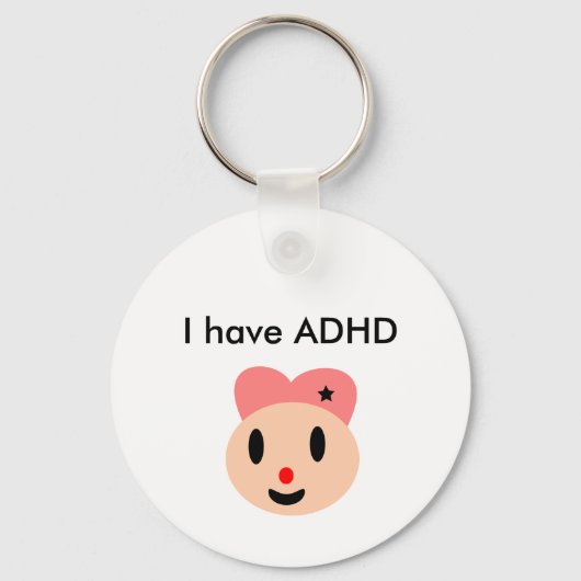 Ik heb ADHD Sleutelhanger (Voorkant)