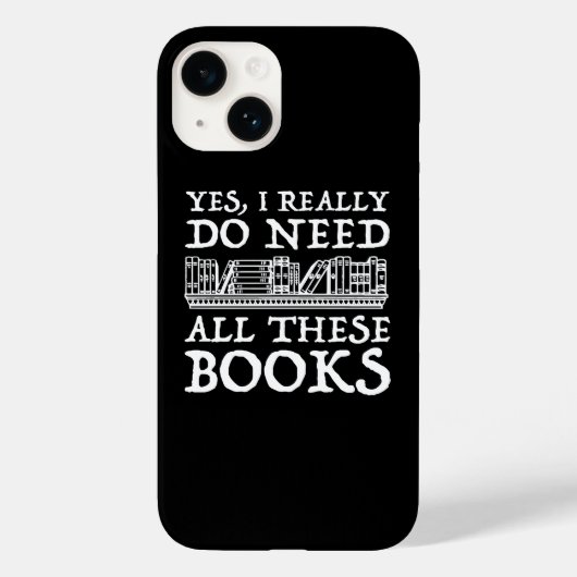 Ik heb al die boeken echt nodig Case-Mate iPhone case (Achterkant)