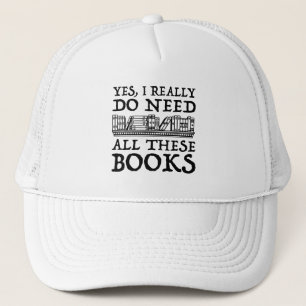 Ik heb al die boeken echt nodig trucker pet