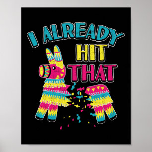 Ik heb al die Pinata Cinco de Mayo Party Shir gesl Poster