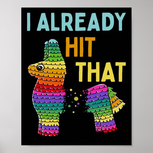 Ik heb al gezegd dat Pinata Cinco de Mayo Party Poster (Voorkant)