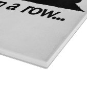 Ik heb al mijn eenden in een rij... snijplank (Hoek)