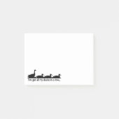 Ik heb al mijn eenden op een rij post-it® notes (Voorkant)