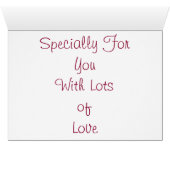 Ik heb al mijn liefde voor je Happy Valentijn toeg (Binenzijde Horizontaal (Onderkant))