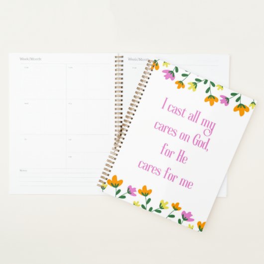 Ik heb al mijn zorgen gegoten op een goede Schatti Planner (Display)