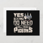 Ik heb alle raceduiven nodig briefkaart (Voorkant / Achterkant)