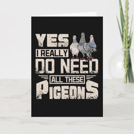 Ik heb alle raceduiven nodig kaart (Voorkant)