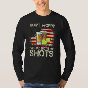 Ik heb allebei mijn schoenen op de vierde plaats g t-shirt