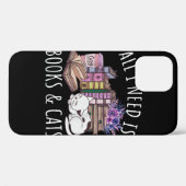 Ik heb alleen boeken en kattenkat nodig. Case-Mate iPhone case (Achterkant (horizontaal))