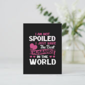 Ik heb alleen de beste man ter wereld briefkaart (Staand voorkant)