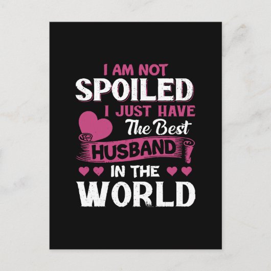 Ik heb alleen de beste man ter wereld briefkaart (Voorkant)