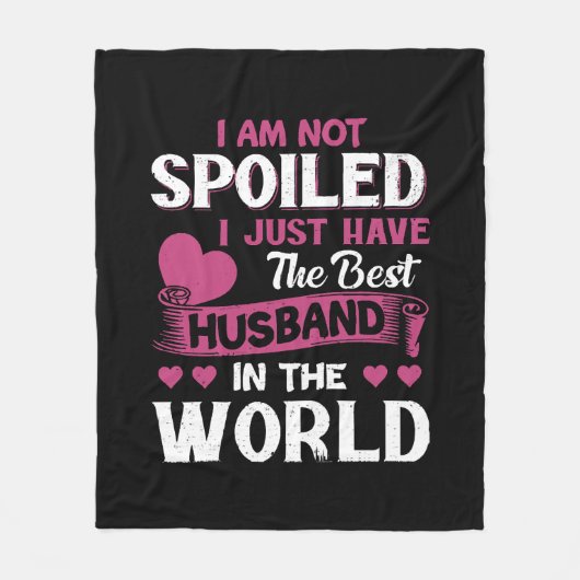 Ik heb alleen de beste man ter wereld fleece deken (Voorkant)