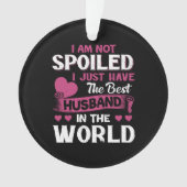 Ik heb alleen de beste man ter wereld ornament (voorkant)