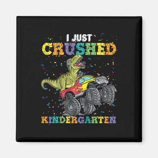 Ik heb alleen de Kindergarten Dinosaur Trex Monste Magneet (Voorkant)
