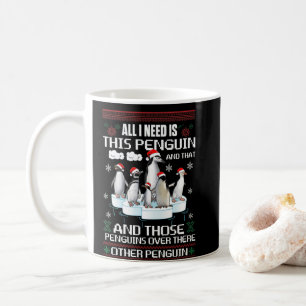 Ik heb alleen deze pinguïn en die andere pinguïn n koffiemok
