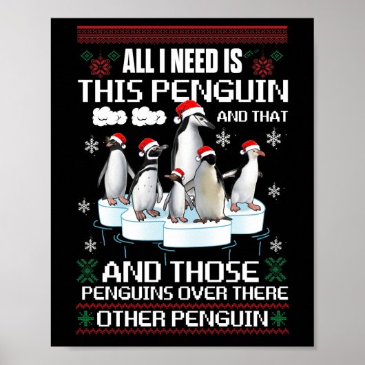 Ik heb alleen deze pinguïn en die andere pinguïn n poster (Voorkant)