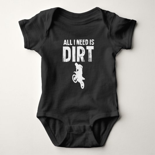 Ik heb alleen Dirt Bike nodig - Motocross off Road Romper (Voorkant)