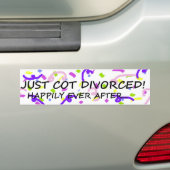 Ik heb alleen een gedesforceerde bumpersticker. bumpersticker (Op auto)