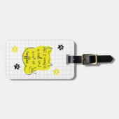 Ik heb alleen een kat en een kop koffie nodig. bagagelabel (Voorkant horizontaal)