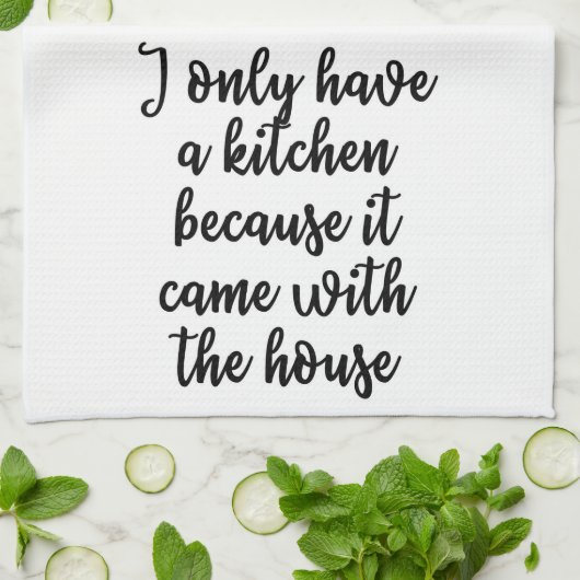 Ik heb alleen een keukenhanddoek (Gevouwen)