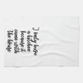 Ik heb alleen een keukenhanddoek (Horizontaal)