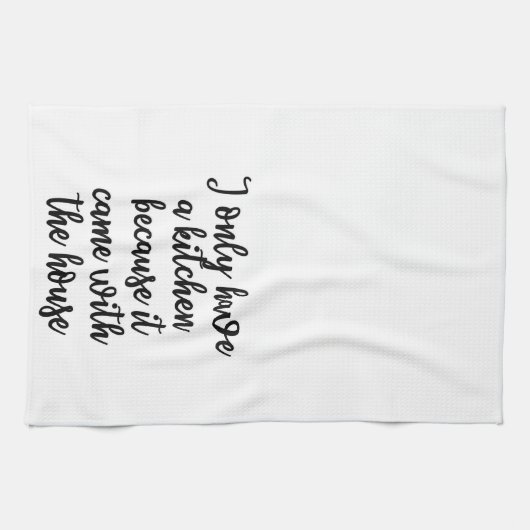 Ik heb alleen een keukenhanddoek (Horizontaal)