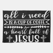 Ik heb alleen een koffiebeker nodig. theedoek (Horizontaal)