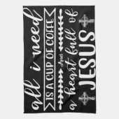 Ik heb alleen een koffiebeker nodig. theedoek (Verticaal)