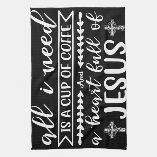 Ik heb alleen een koffiebeker nodig. theedoek (Verticaal)