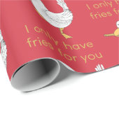Ik heb alleen frietjes voor je cadeaupapier (Rol Hoek)