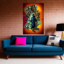 Ik heb alleen geld nodig | AI Art Poster