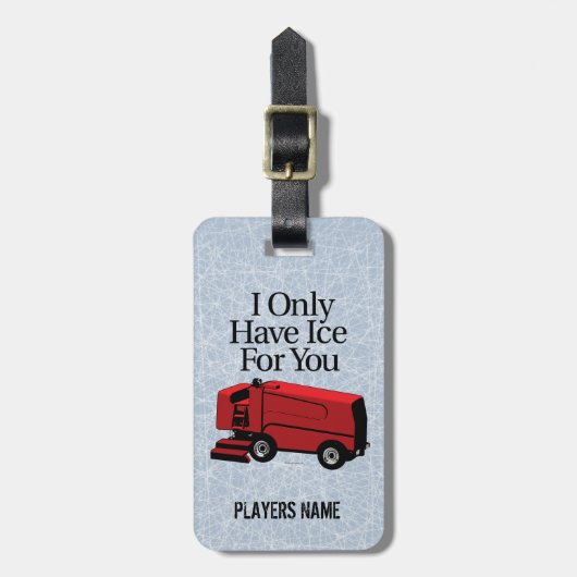 Ik heb alleen ijs voor jou (Hockey) Bagagelabel (Voorkant verticaal)
