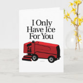 Ik Heb Alleen Ijs Voor Jou (Hockey) Kaart (Gele Bloem)