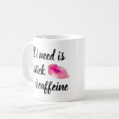 Ik heb alleen lippenstift en Mok nodig (Voorkant links)