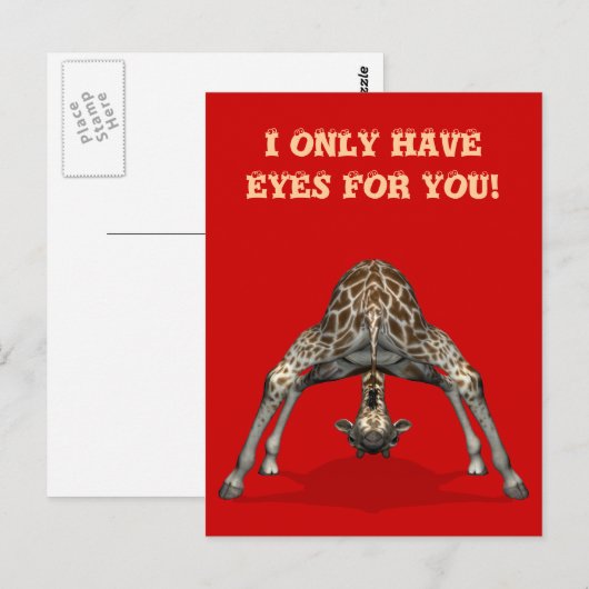 Ik heb alleen maar ogen voor jou briefkaart (Voorkant / Achterkant)