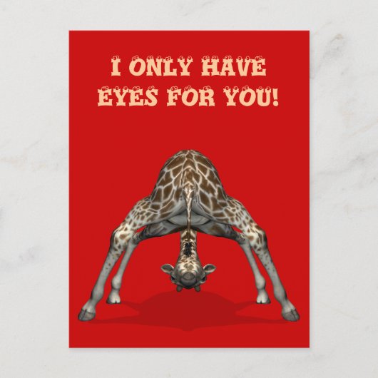 Ik heb alleen maar ogen voor jou briefkaart (Voorkant)