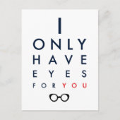 Ik heb alleen maar ogen voor jou - een heldere bri briefkaart (Voorkant)