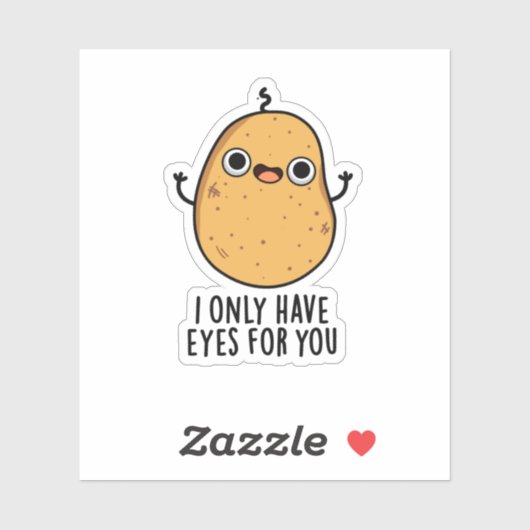 Ik heb alleen maar ogen voor jullie grappige aarda sticker (Vel)