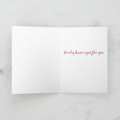 Ik heb alleen maar oog voor jou, Mothman Valentijn Feestdagen Kaart (Binnen)