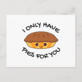 Ik heb alleen maar taarten voor jou briefkaart (Voorkant)