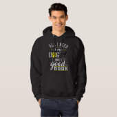 Ik heb alleen m'n hond nodig. hoodie (Voorkant volledig)