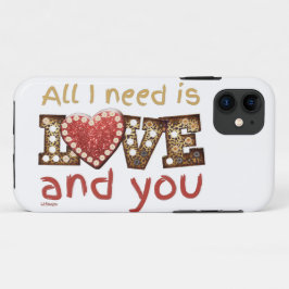 IK HEB ALLEEN NODIG. EN JULLIE, cadeau voor valent Case-Mate iPhone Case