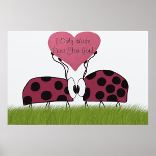 Ik heb alleen ogen voor je afdrukken poster