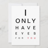 IK HEB ALLEEN OGEN VOOR JE FEESTDAGENKAART (Voorkant)